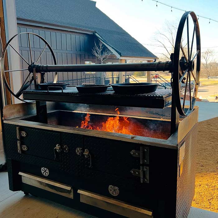 BBQ Pit at Heritage 71 in Sherwood, WI